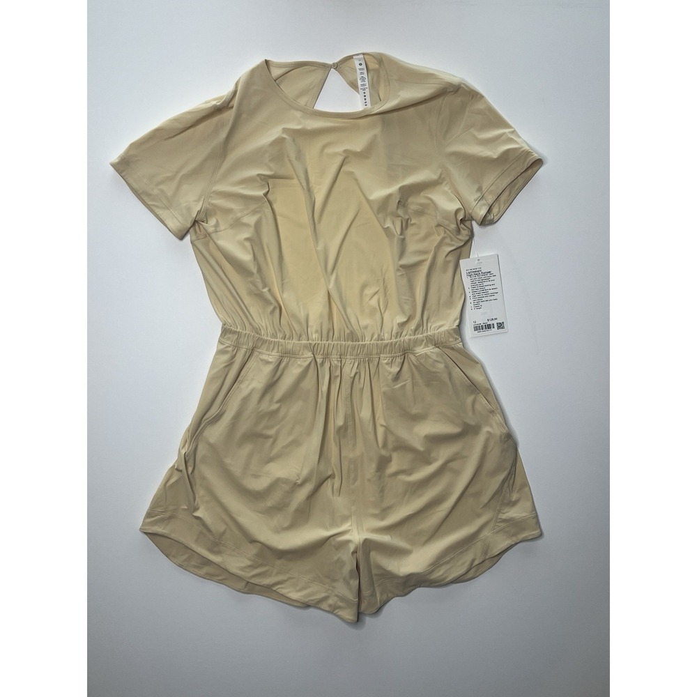Lululemon Lightweight High Neck Romper Women's Size 12 New W Tag